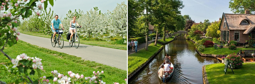 Spring Holland Belgium Cycling Sailing Giethoorn GO Experience Tours Touroperator DMC