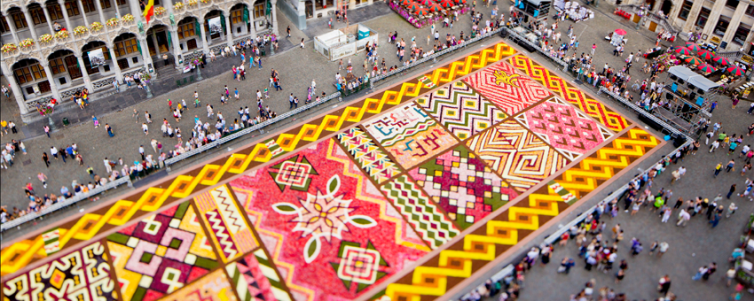 Flower carpet Brussels 2020 guided tours GO Experience