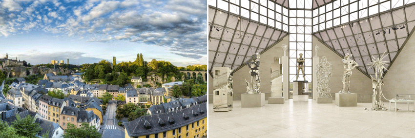 Unesco Luxembourg City & MUDAM - contemporary art gallery GO Experience guided tours